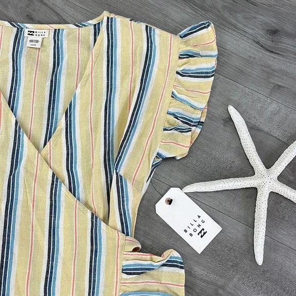 🔆BILLABONG🔆 WRAP AND ROLL WRAP DRESS - Picture 11 of 16